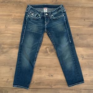 True Religion Disco Lily Big T Crop Jean